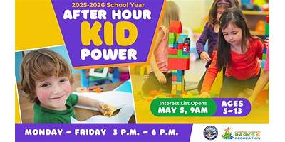 After Hour Kid Power  at Woodriver daycare Corpus Christi Texas