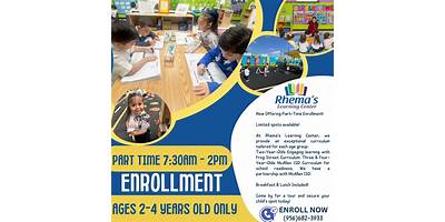 Rhema's Learning Center LLC daycare Mcallen Texas
